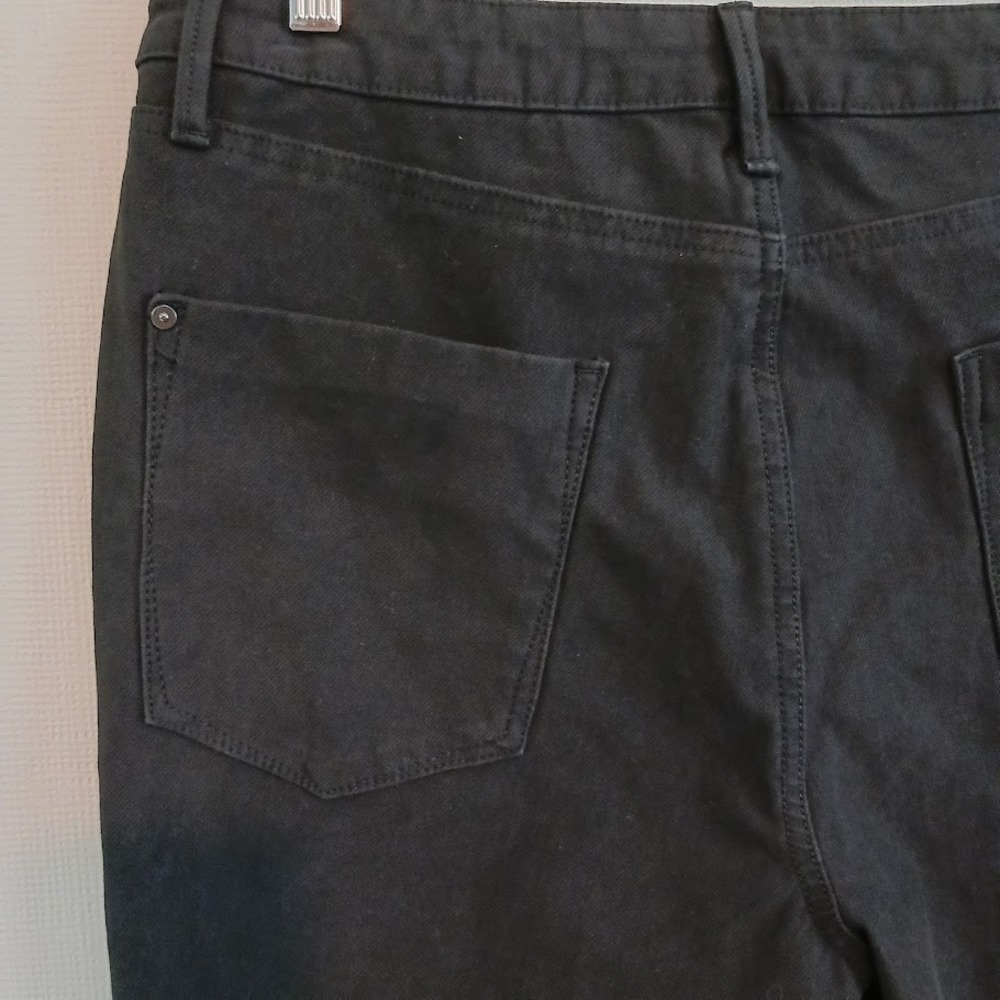 JustFab Womens Jeans Cotton Spandex Black Stretch size 34 - Picture 5 of 10